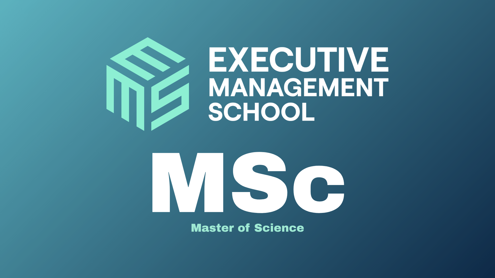 YT MSc | Studium MSc
